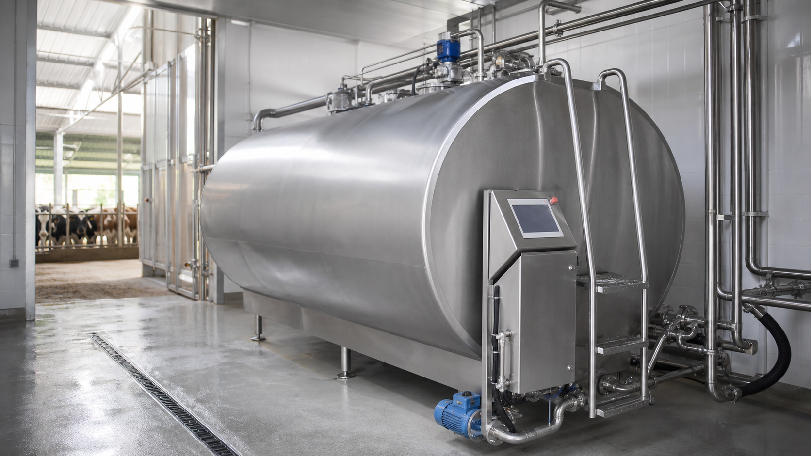 Tanque de refrigeración de leche